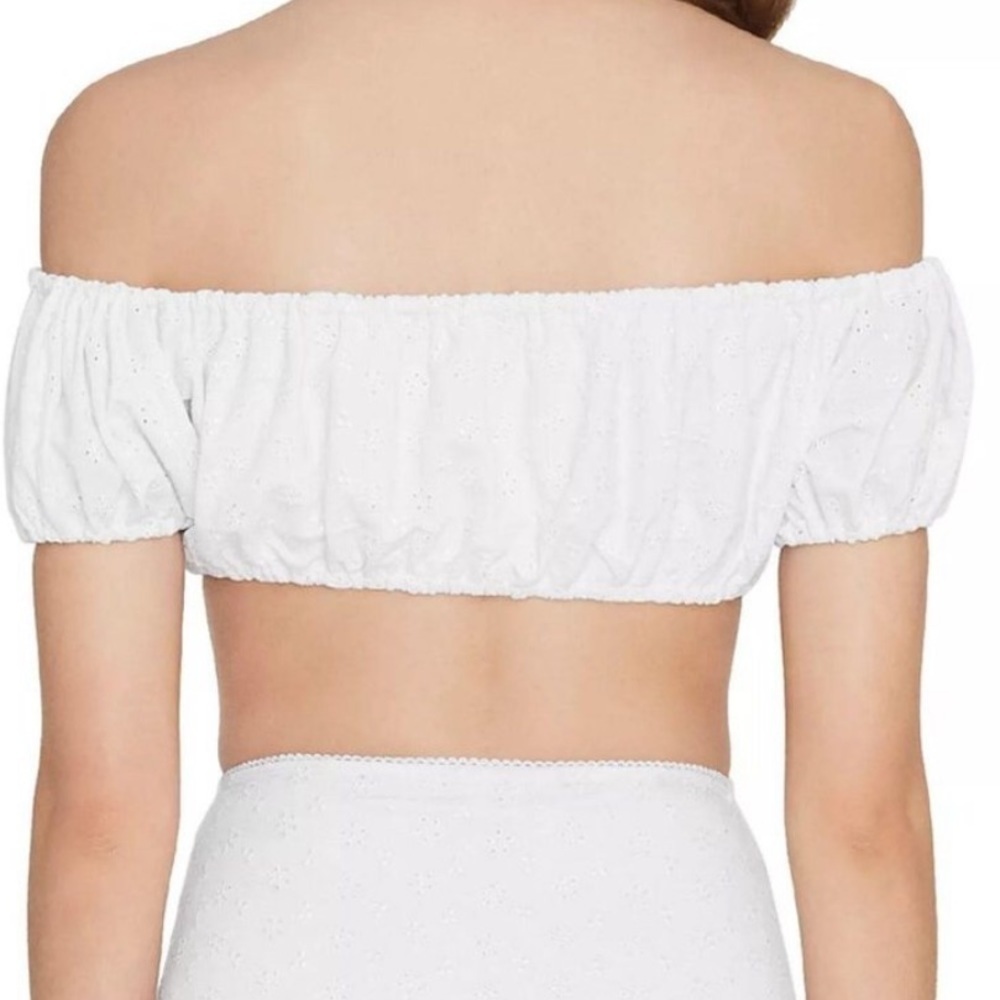 FAITHFUL the Brand Corsica Off The Shoulder Swimsuit Top - Picture 6 of 6